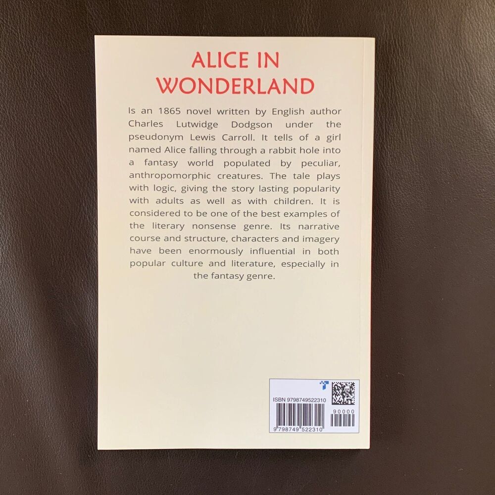 NEW! Alice In Wonderland classic book - Picture 2 of 2